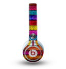 The Neon Color Wood Planks Skin for the Beats by Dre Mixr Headphones