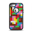 The Neon Colored Building Blocks Apple iPhone 5-5s Otterbox Defender Case Skin Set