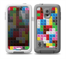 The Neon Colored Building Blocks Skin for the Samsung Galaxy S5 frē LifeProof Case
