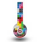The Neon Colored Building Blocks Skin for the Original Beats by Dre Wireless Headphones
