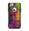 The Neon Colored Grunge Surface Apple iPhone 6 Otterbox Commuter Case Skin Set