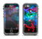 The Neon Colored Paint Universe Apple iPhone 5c LifeProof Nuud Case Skin Set