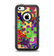 The Neon Colored Puzzle Pieces Apple iPhone 5c Otterbox Defender Case Skin Set