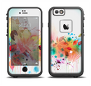 The Neon Colored Watercolor Branch Apple iPhone 6/6s Plus LifeProof Fre Case Skin Set