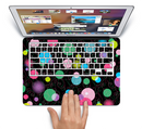 The Neon Colorful Stringy Orbs Skin Set for the Apple MacBook Pro 15" with Retina Display