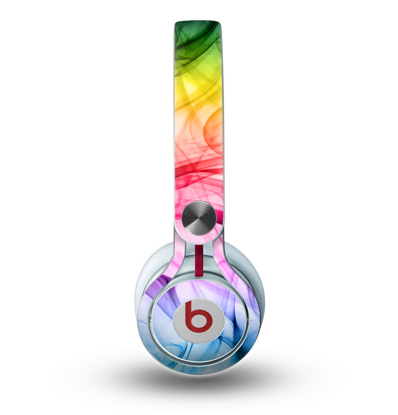 The Neon Glowing Fumes Skin for the Beats by Dre Mixr Headphones