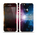 The Neon Glowing Grill Mesh Skin Set for the Apple iPhone 5s