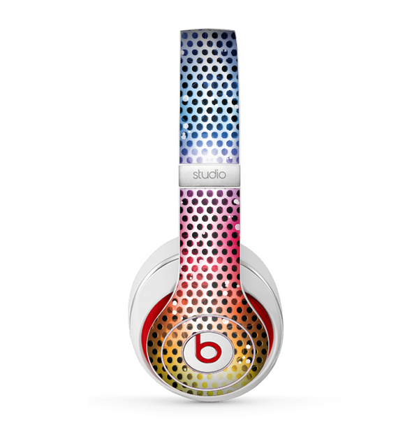 The Neon Glowing Grill Mesh Skin for the Beats by Dre Studio (2013+ Version) Headphones