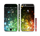 The Neon Glowing Grunge Drops Sectioned Skin Series for the Apple iPhone 6s Plus