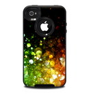 The Neon Glowing Grunge Drops Skin for the iPhone 4-4s OtterBox Commuter Case