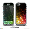 The Neon Glowing Grunge Drops Skin for the iPhone 5c nüüd LifeProof Case