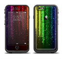 The Neon Glowing Rain Apple iPhone 6/6s LifeProof Fre Case Skin Set