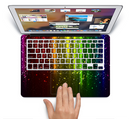The Neon Glowing Rain Skin Set for the Apple MacBook Pro 15" with Retina Display