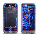 The Neon Glowing Strobe Lights Apple iPhone 5c LifeProof Nuud Case Skin Set