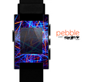 The Neon Glowing Strobe Lights Skin for the Pebble SmartWatch
