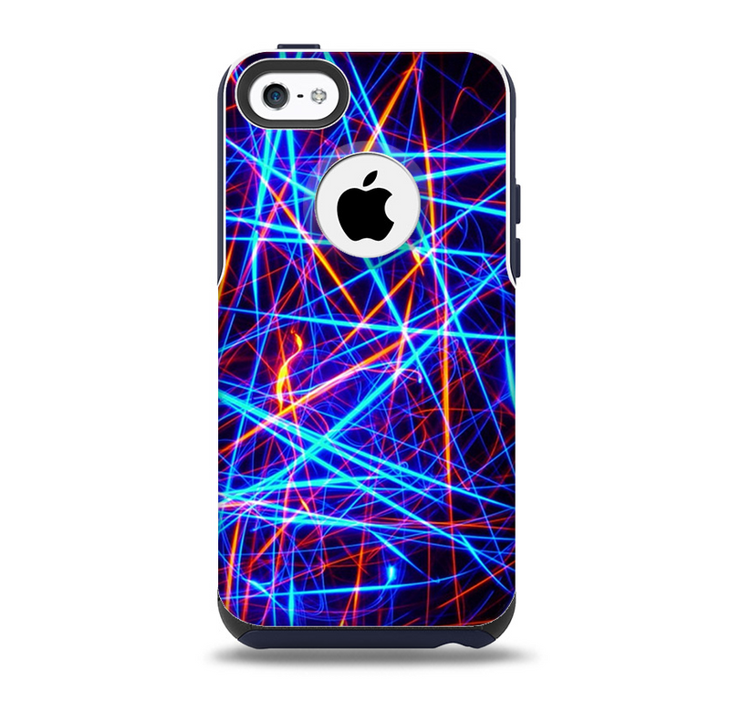 The Neon Glowing Strobe Lights Skin for the iPhone 5c OtterBox Commuter Case