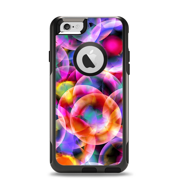 The Neon Glowing Vibrant Cells Apple iPhone 6 Otterbox Commuter Case Skin Set