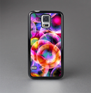 The Neon Glowing Vibrant Cells Skin-Sert Case for the Samsung Galaxy S5