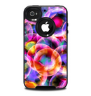 The Neon Glowing Vibrant Cells Skin for the iPhone 4-4s OtterBox Commuter Case