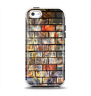The Neon Graffiti Brick Wall Apple iPhone 5c Otterbox Symmetry Case Skin Set