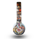 The Neon Graffiti Brick Wall Skin for the Beats by Dre Mixr Headphones