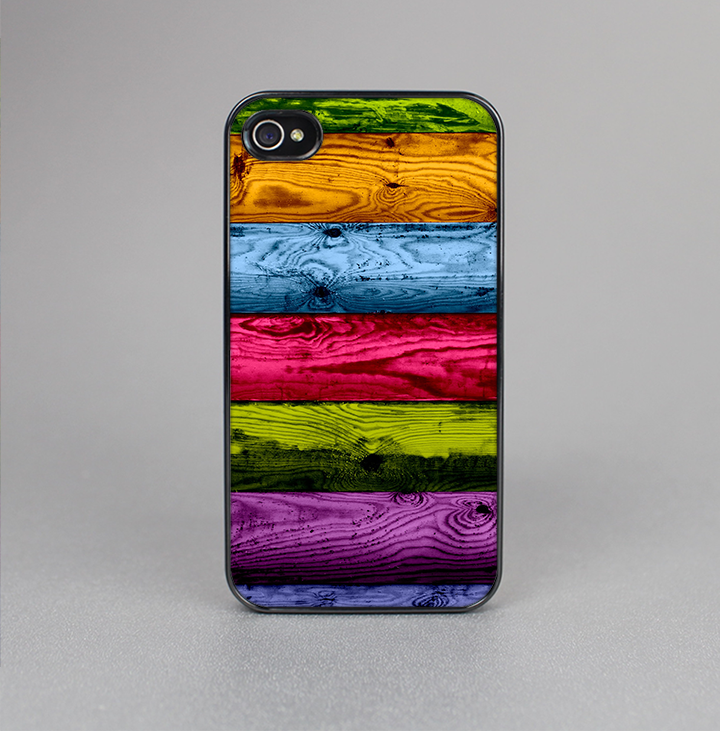 The Neon Heavy Grained Wood Skin-Sert for the Apple iPhone 4-4s Skin-Sert Case