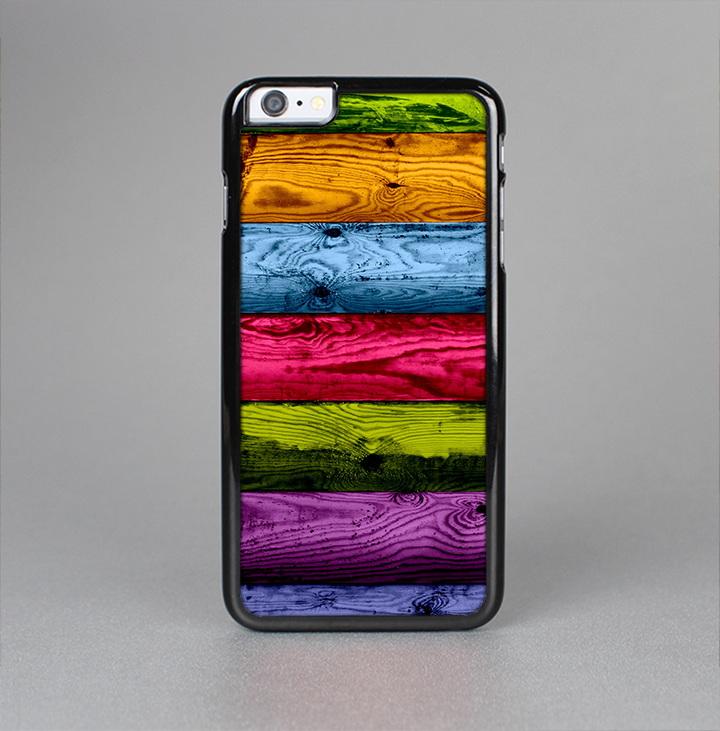 The Neon Heavy Grained Wood Skin-Sert Case for the Apple iPhone 6 Plus