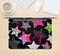 The Neon Highlighted Polka Stars On Black Skin Kit for the 12" Apple MacBook (A1534)