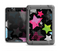 The Neon Highlighted Polka Stars On Black Apple iPad Air LifeProof Fre Case Skin Set