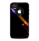 The Neon Light Guitar Skin for the iPhone 4-4s OtterBox Commuter Case