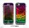 The Neon Mixed Color Starry Waves Skin for the iPhone 5c nüüd LifeProof Case