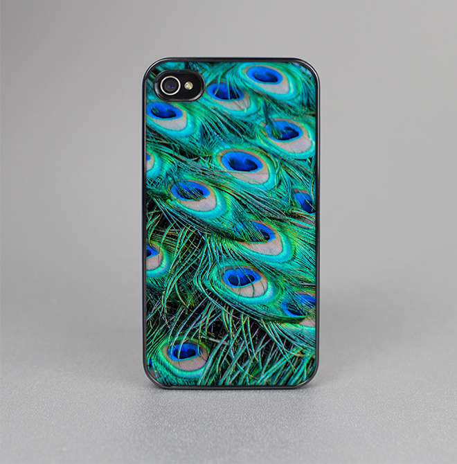 The Neon Multiple Peacock Skin-Sert for the Apple iPhone 4-4s Skin-Sert Case