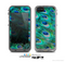 The Neon Multiple Peacock Skin for the Apple iPhone 5c LifeProof Case