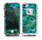 The Neon Multiple Peacock Skin for the iPhone 5-5s fre LifeProof Case