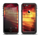 The Neon Orange 3D Rectangles Apple iPhone 6/6s LifeProof Fre Case Skin Set