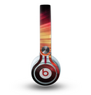 The Neon Orange 3D Rectangles Skin for the Beats by Dre Mixr Headphones