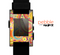 The Neon Orange Paisley Pattern Skin for the Pebble SmartWatch