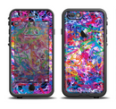 The Neon Overlapping Squiggles Apple iPhone 6/6s LifeProof Fre Case Skin Set