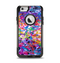 The Neon Overlapping Squiggles Apple iPhone 6 Otterbox Commuter Case Skin Set