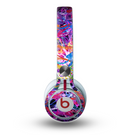 The Neon Overlapping Squiggles Skin for the Beats by Dre Mixr Headphones