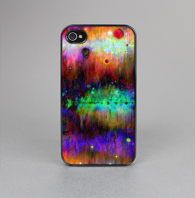 The Neon Paint Mixtured Surface Skin-Sert for the Apple iPhone 4-4s Skin-Sert Case