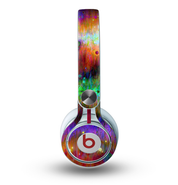 The Neon Paint Mixtured Surface Skin for the Beats by Dre Mixr Headphones