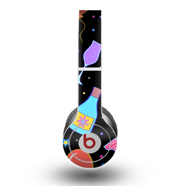 The Neon Party Drinks Skin for the Beats by Dre Original Solo-Solo HD Headphones