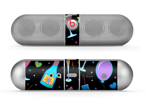 The Neon Party Drinks Skin for the Beats by Dre Pill Bluetooth Speaker
