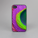 The Neon Peacock Feather Skin-Sert for the Apple iPhone 4-4s Skin-Sert Case