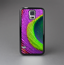 The Neon Peacock Feather Skin-Sert Case for the Samsung Galaxy S5