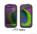 The Neon Peacock Feather Skin For The Samsung Galaxy S3 LifeProof Case