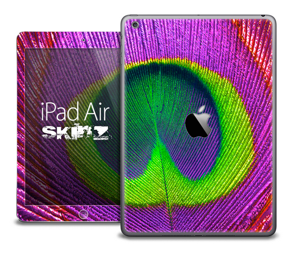 The Neon Peacock Skin for the iPad Air