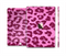 The Neon Pink Cheetah Animal Print Full Body Skin Set for the Apple iPad Mini 3