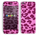 The Neon Pink Cheetah Animal Print Skin for the Apple iPhone 5c
